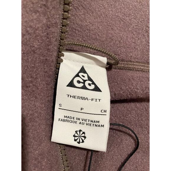 NIKE ACG WOMENS WOLF TREE POLARTEC FLEECE 1/2 ZIP PULL OVER SZ SMALL BRAND NEW - Picture 6 of 6